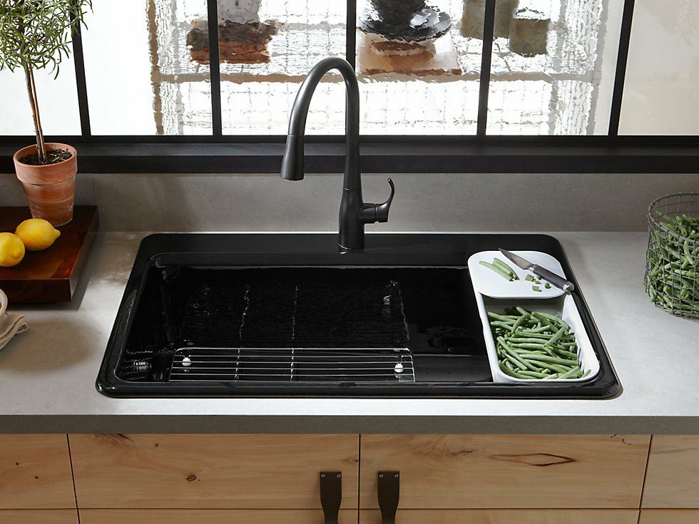 Simplice（シンプライス）<br>キッチン用水栓<br>K-596T-4-BL