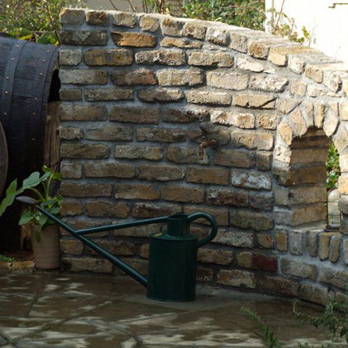 ガーデン蛇口<br>胴長横水栓カモ