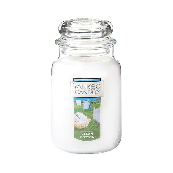 YANKEE CANDLE ジャーL アロマキャンドル（クリーンコットン）  YK006-05-01
