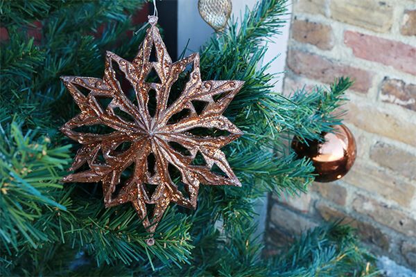 オーナメント　シャイニースターBROWN  COH-788