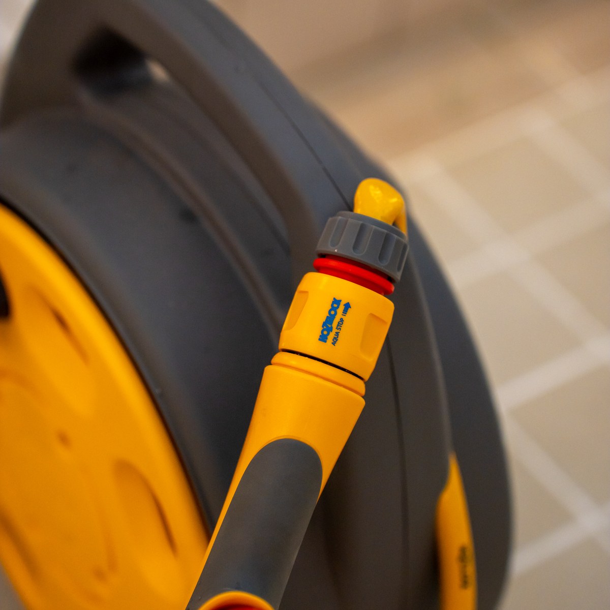 HOZELOCK ホースボックス 使用イメージ ※マルチスプレー・プラスは別売