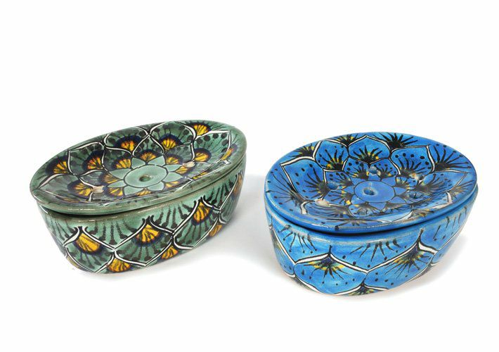 タラベラ焼 ソープディッシュ<br>60310