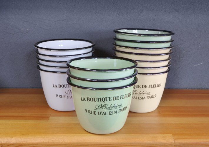 エナメル・ポット<br>GARDEN-LM-12,20,21