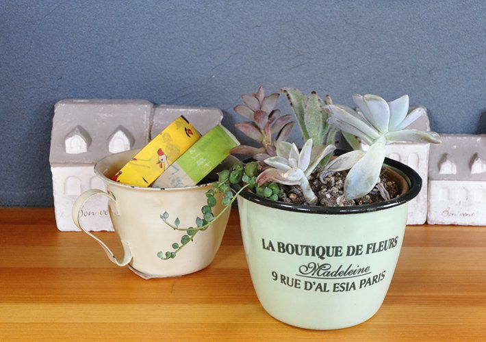 エナメル・ポット<br>GARDEN-LM-12,20,21