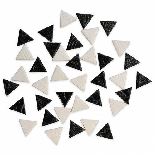 三角形タイル<br>10個セット<br>SC-020-white