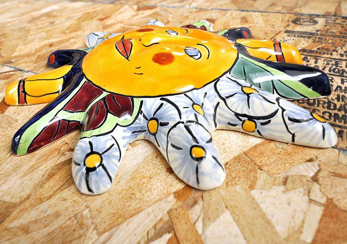 タラベラ焼 壁飾り<br>S-0009