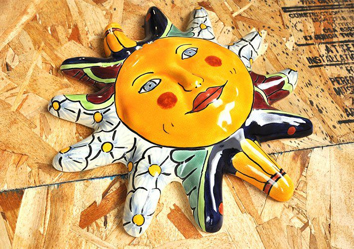 タラベラ焼 壁飾り<br>S-0009