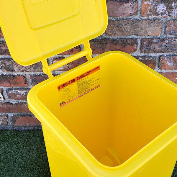 プラスチックトラッシュカン<br>240L<br>PT240GY_shop