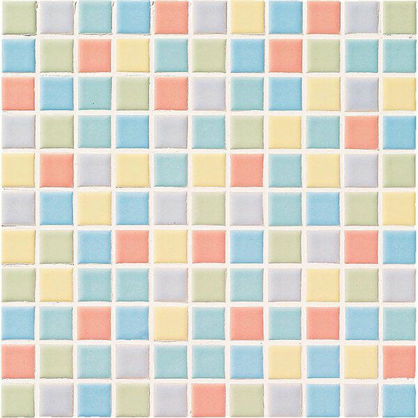 アートモザイク施釉25角