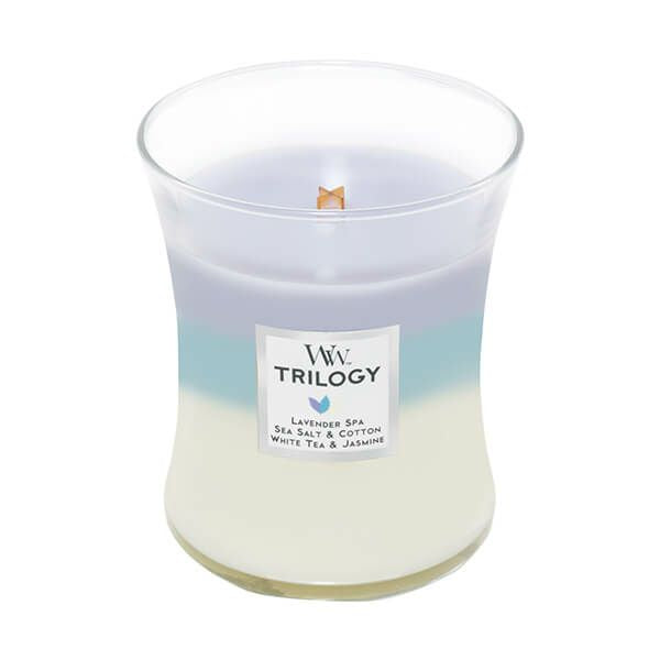 Wood Wick トリロジージャーM アロマキャンドル（カーミングリトリート）