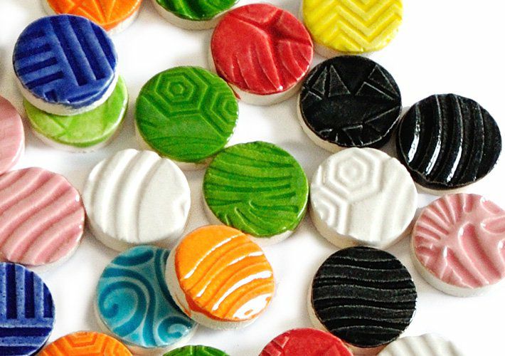 丸タイル<br>11個セット<br>SC-014