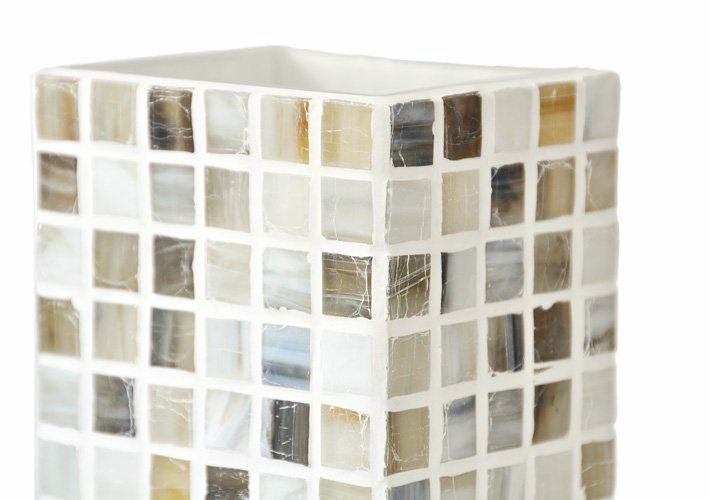 ［30%OFF］ガラスモザイクタイル・花器<br>TILECRAFT-016