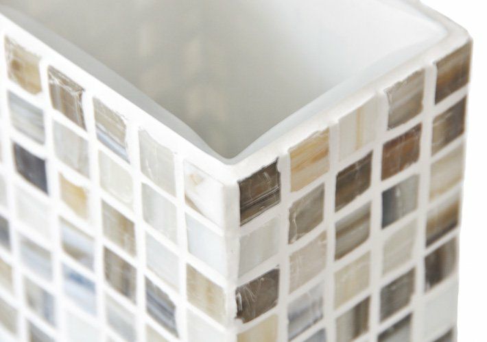 ［30%OFF］ガラスモザイクタイル・花器<br>TILECRAFT-016