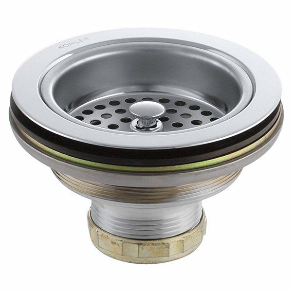 キッチン用ストレーナー<br>排水金具<br>K-8799-CP