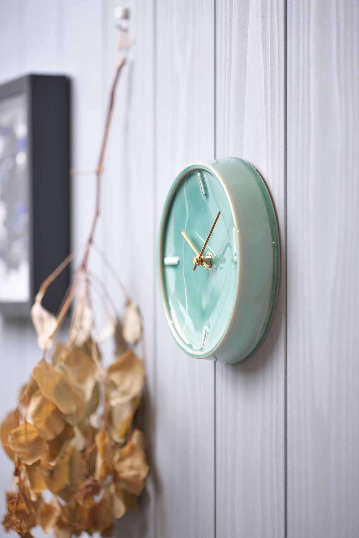 GLAZED CLOCK  Z-03 あめ釉