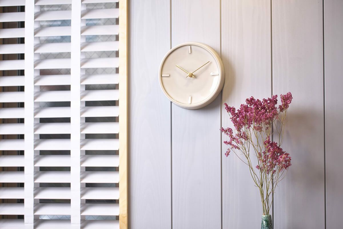 GLAZED CLOCK  Z-03 あめ釉