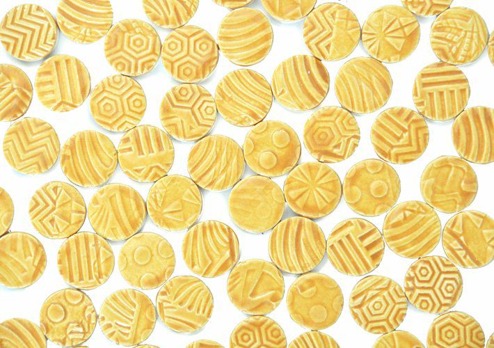 丸タイル<br>10個セット<br>SC-023-gold