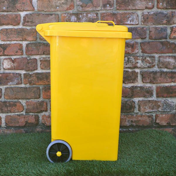 プラスチックトラッシュカン<br>18L<br>100-195IV