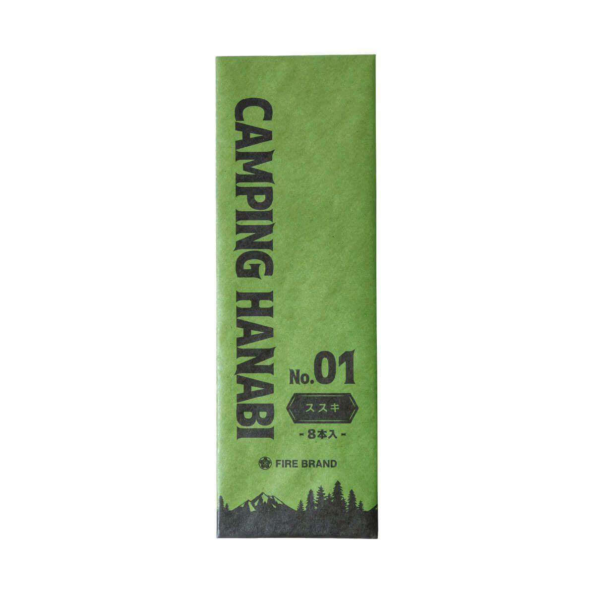 キャンピング花火  （手持ち花火 ススキ 8本入）