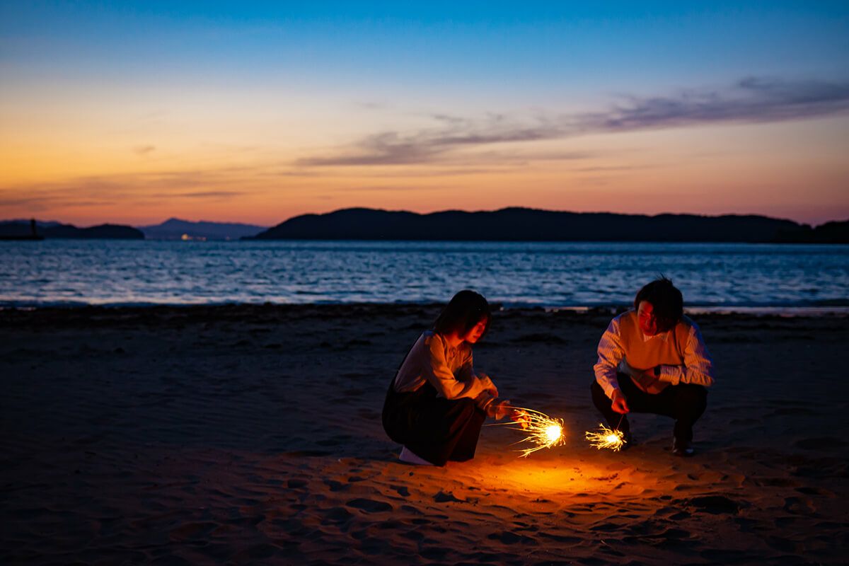 キャンピング花火  （手持ち花火 ススキ 8本入）