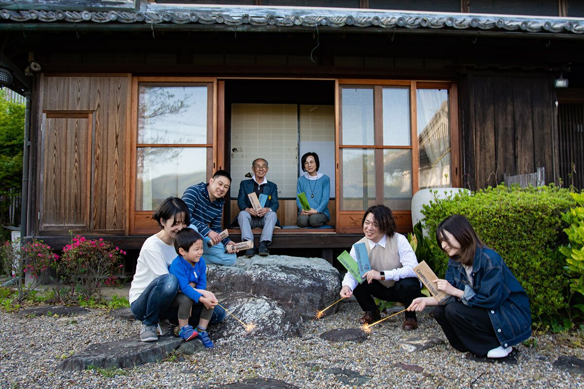 キャンピング花火  （手持ち花火 ススキ 8本入）