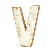 ウッドオーナメント・アルファベット<br>wood-V