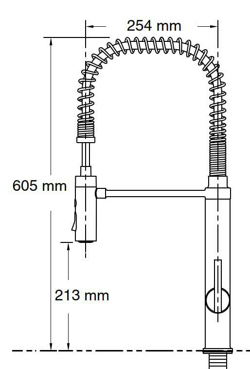Purist（ピュリスト）<br>キッチン用混合水栓<br>K-24982-BL