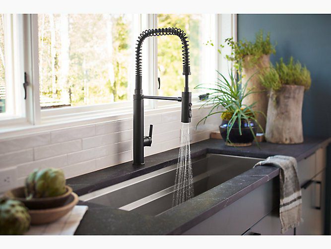 Purist（ピュリスト）<br>キッチン用混合水栓<br>K-24982-BL