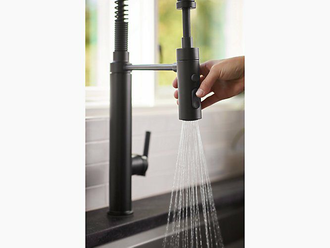 Purist（ピュリスト）<br>キッチン用混合水栓<br>K-24982-BL